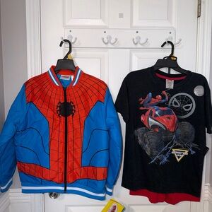 Spider-Man bomber Jacket and outfit set